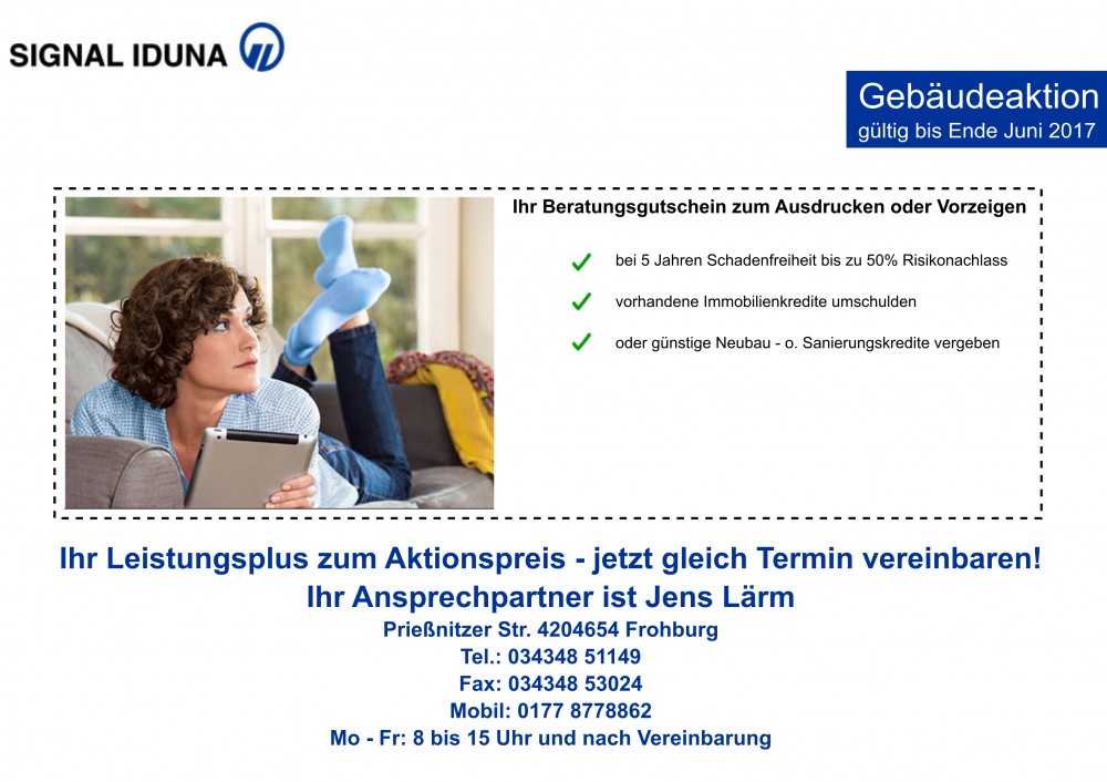 Signal Iduna Ambulant Plus Pur Leistungen Signal Iduna Gebäudeaktion plus Beratungsgutschein